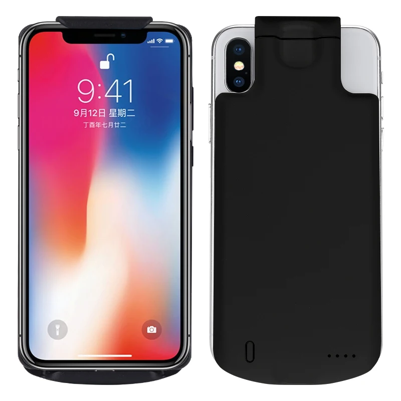 Для iPhone 6 6S 7 8 Plus X XS Max XR 5000mAh Универсальное регулируемое зарядное устройство чехол