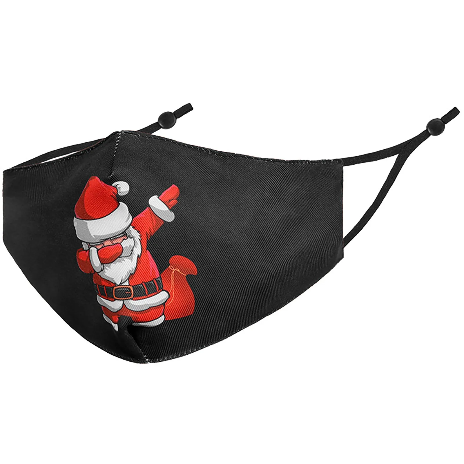 Маска для лица с рисунком рождественской елки Регулируемая Строительная