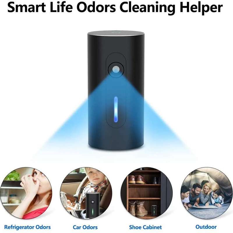 USB Air Purifier Ozone Generator 4400Mah Mute Cleaner Disinfection for Car/Home/Pet/Kitchen | Бытовая техника