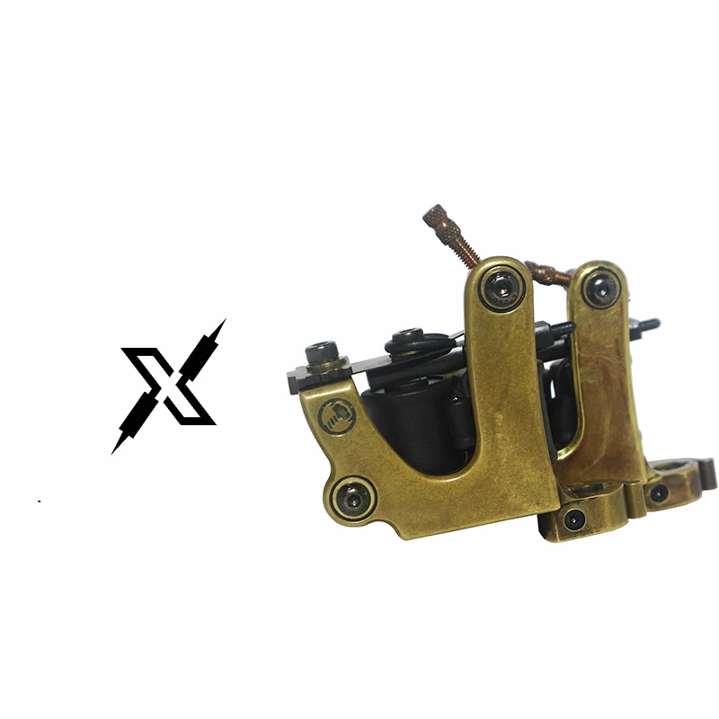 Raytheon винтажный латунный Shader татуировки машина |