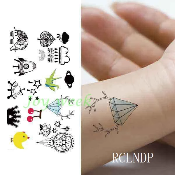 Водонепроницаемые временные тату-наклейки этнический тотем стрелы лотоса