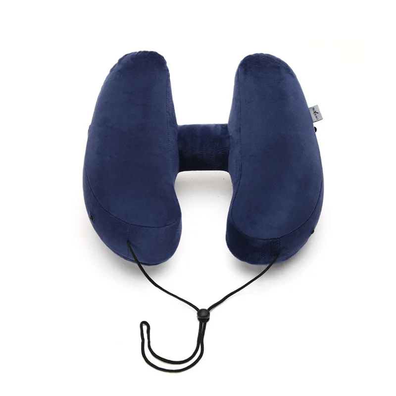Nary Pillow 6 цветов H форма надувная подушка для путешествий Складная легкая подушка для шеи с ворсом автомобильное сиденье офисная Подушка для сна - Цвет: Nary Pillow