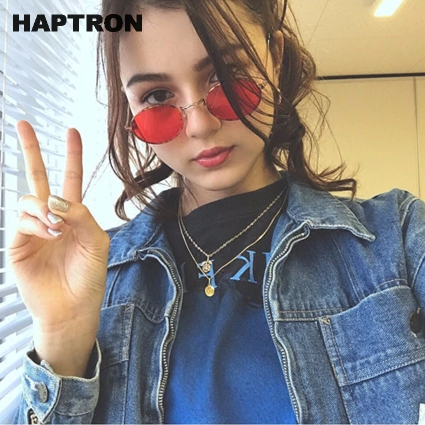 Ретро Овальные Солнцезащитные очки женские роскошные брендовые дизайнерские