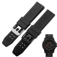 silicone strap for luminox strap 8830 8831 8832 series scale compass strap rubber strap 20mm 23mm mens watch band accessories
