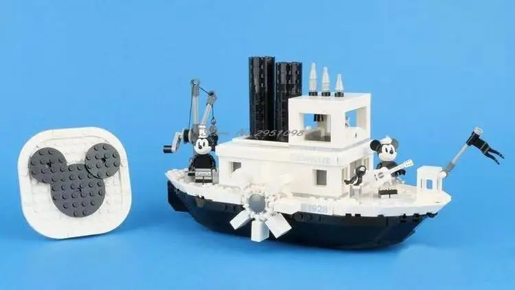 LP 16062 Creator Expert Ideas фильмы серия Steamboat Willie строительные блоки кирпичи детские