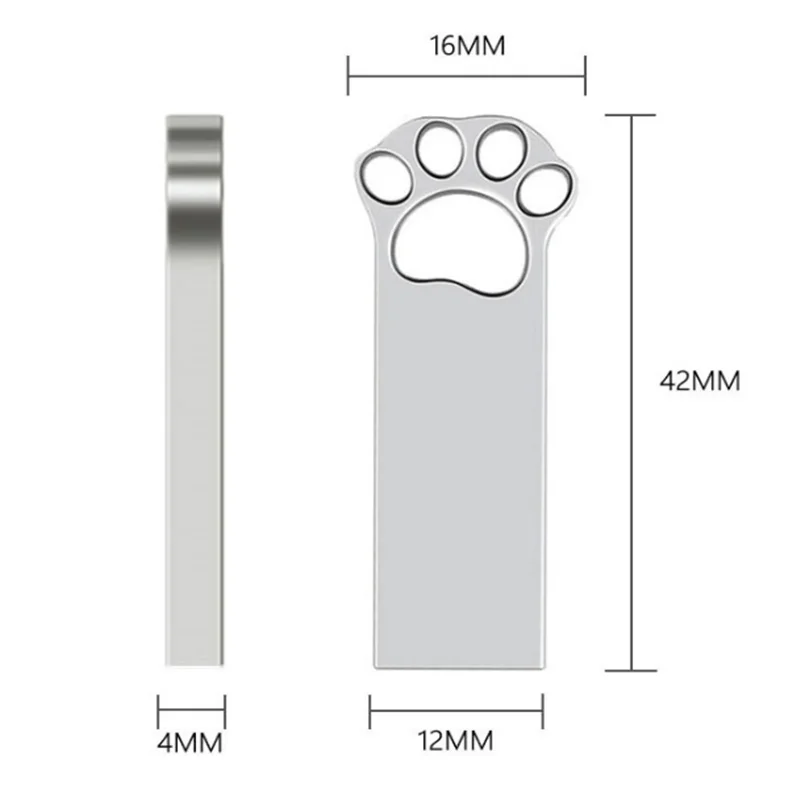 

Usb флеш-накопитель 2 в 1 Тип-c флешки Usb2.0 4G 8 г 16г 32г 64Г 128 г интерфейсом Usb Водонепроницаемый флэш-накопитель формы "кошачий коготь бесплатная доставка
