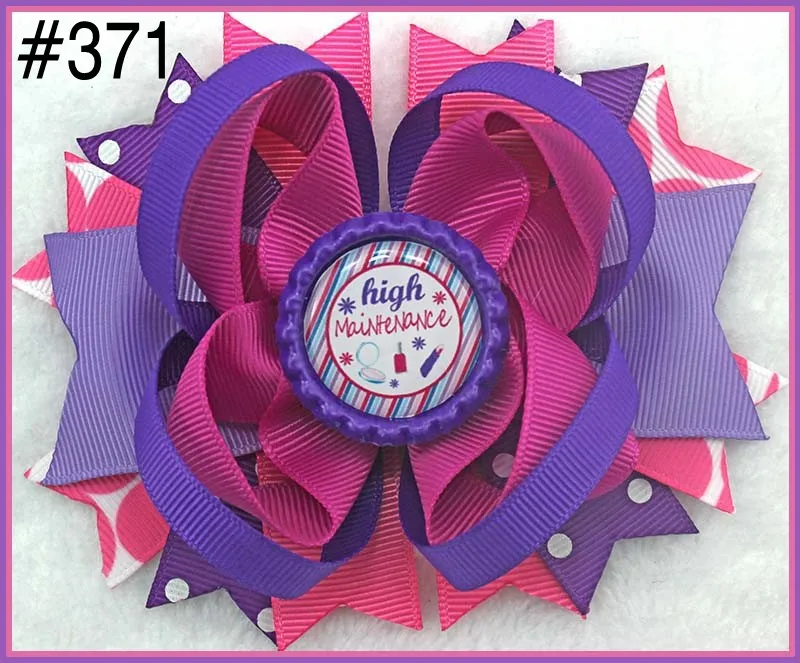 Бесплатная доставка F group 50 шт 4 5 &quotВдохновленный волос Бутик слоистых лук символ