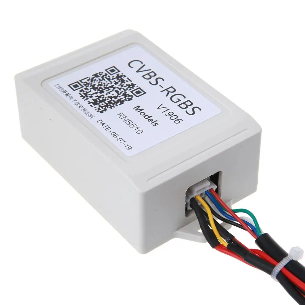 

Car Backup Camera Rearview RGB To AV Converter Adapter For RNS510