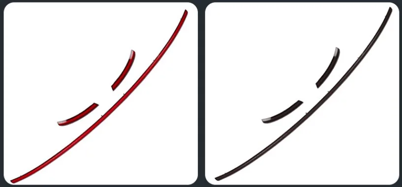 

LED turn signal width light modified new streamer through tail light For audi new a6 a7 a8 D4 D5 C8 Through trunk rear lamp