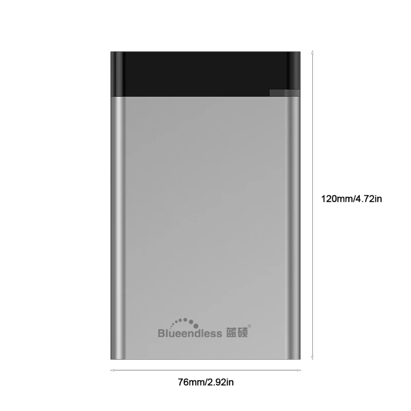 Blueendless внешний корпус для жесткого диска алюминиевый USB 3 0 Micro B/Type C 2 5 ''чехол SATA
