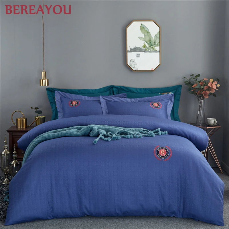 Роскошные постельные принадлежности хлопок сатин отель Винтаж Королевский