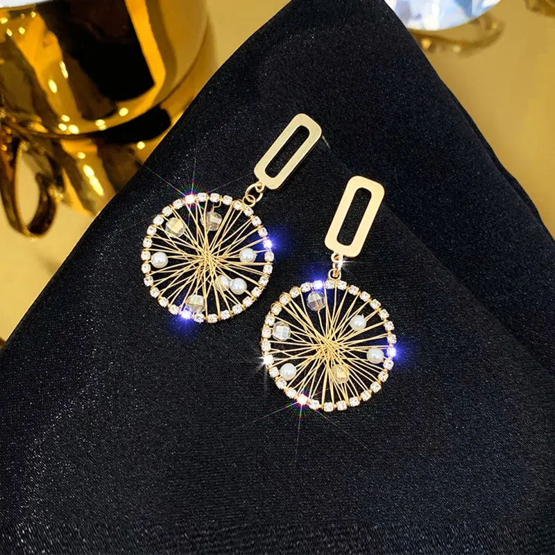 Женские серьги-подвески с искусственным жемчугом Zoeber висячие серьги в стиле панк