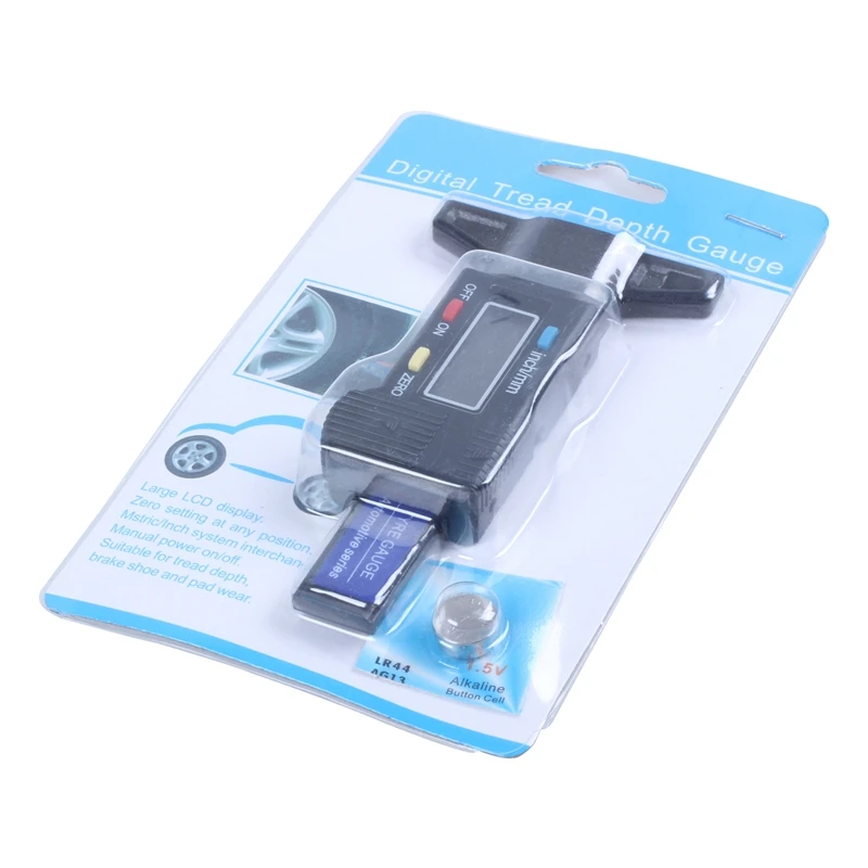 Digital depth gauge caliper tread depth gauge LCD Tyre tread gauge