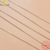 thick 1 31 42 1mm 925 sterling silver cross chain diy bracelet necklace tassel hand made jewelry making findings no plating