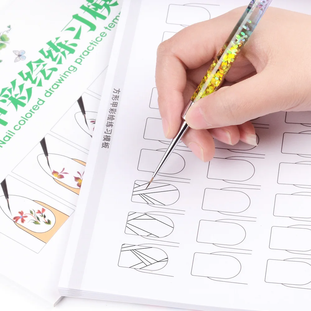 

Professional Nail Line Painting Brushes Glitter Acrylic Thin Liner Drawing Pen Polish UV Gel Pen DIY Design Salon Manicure Tools