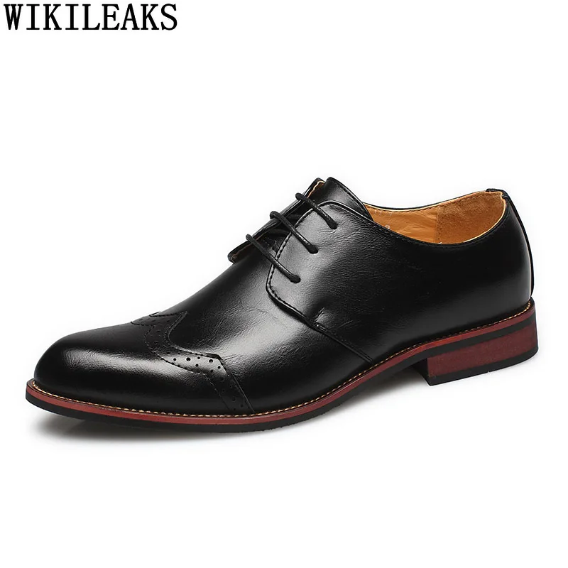 

Coiffeur Brogue Shoes Men Italian Leather Shoes Men Formal Wedding Dress Men Dress Shoes Leather Business Suit Zapatos De Hombre