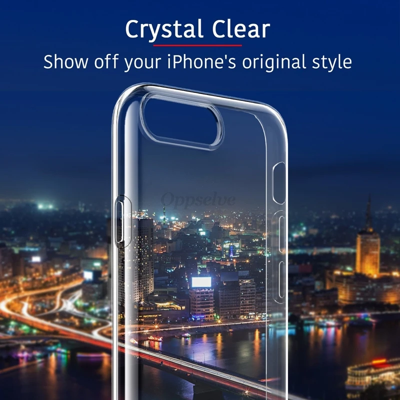 Роскошный чехол для iPhone X XS Max XR Прозрачный Мягкий ТПУ силиконовый 7 8 Plus 6 6S 5 5S SE