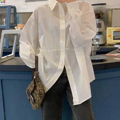 

Blouse women's outer wear inside and loose comfortable all kinds of tie buckle women sexy design long sleeve autumn winter style