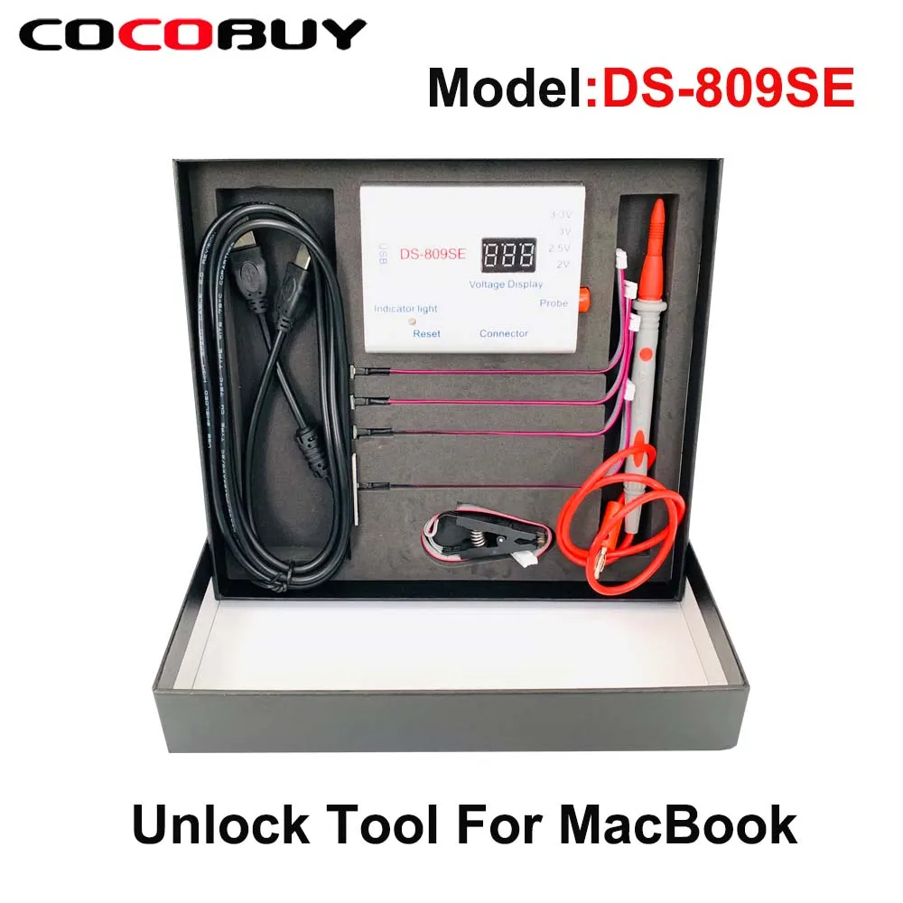 

Набор инструментов для разблокировки DS 809SE, для MacBook Pro, Macbook Air, iMac, MAC Mini, EFI, расширяемый интерфейс прошивки, инструмент для разблокировки