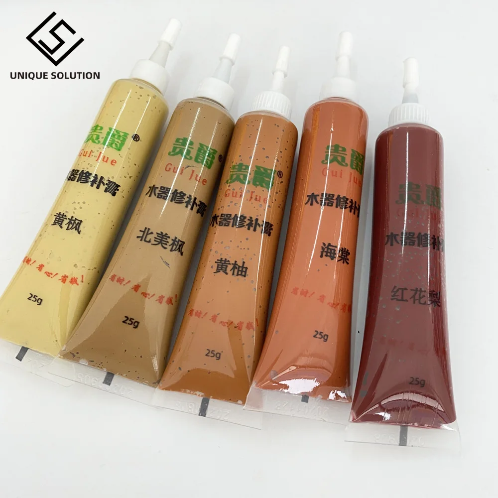 Деревянный заполнитель 12 шт набор для ремонта изделий пол и царапины мебели