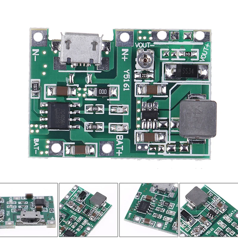 Новое поступление USB литиевый Lipo аккумулятор 18650 3 7 В 4 2 до 5 9 в 12 24 Повышающий