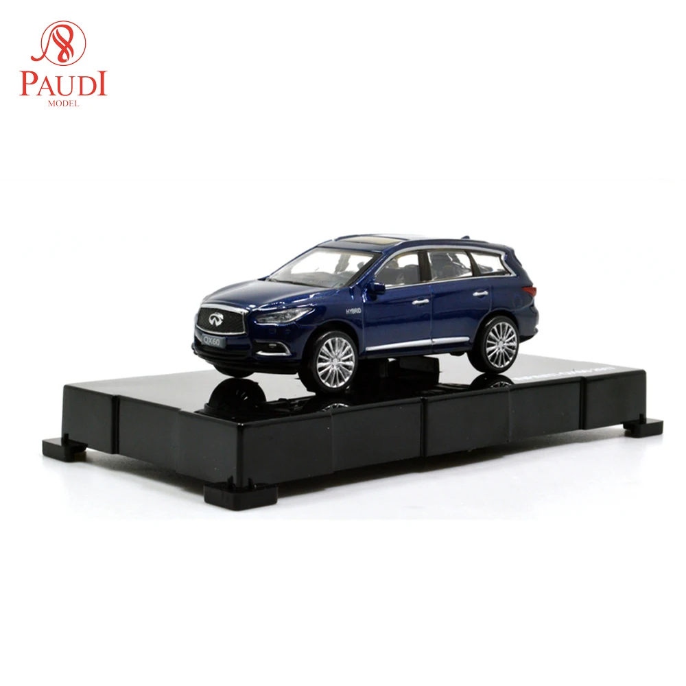 Модель Paudi 1/64 в масштабе 1:64 масштаб Infiniti QX60 Blue 2017 литые модели автомобилей игрушки