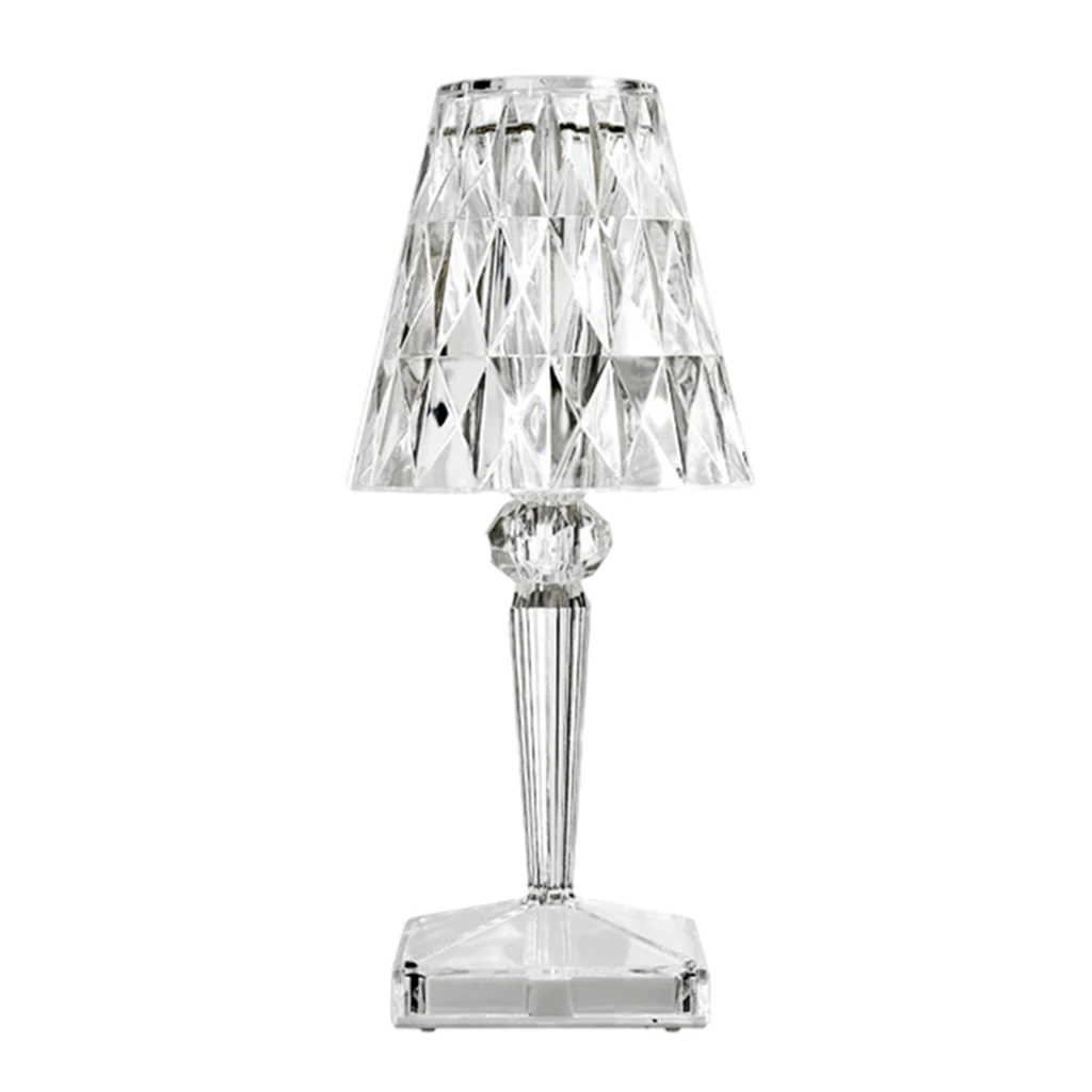 

USB Diamond Table Lamp Acrylic Decoration Lights for Bar Bedroom Bedside Coffee Crystal LED Desk Lamp Gift Night Lights Lighting