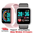 Умные часы Y68 D20 2021 для мужчин и женщин с пульсометром и тонометром, водонепроницаемые спортивные Смарт-часы для Android, IOS, Смарт-часы