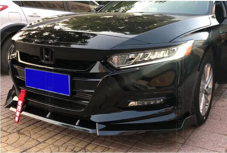 Для Honda Accord защита выхлопного отверстия переднего бампера для Accord задний спойлер набор бампер Передняя Лопата спойлер