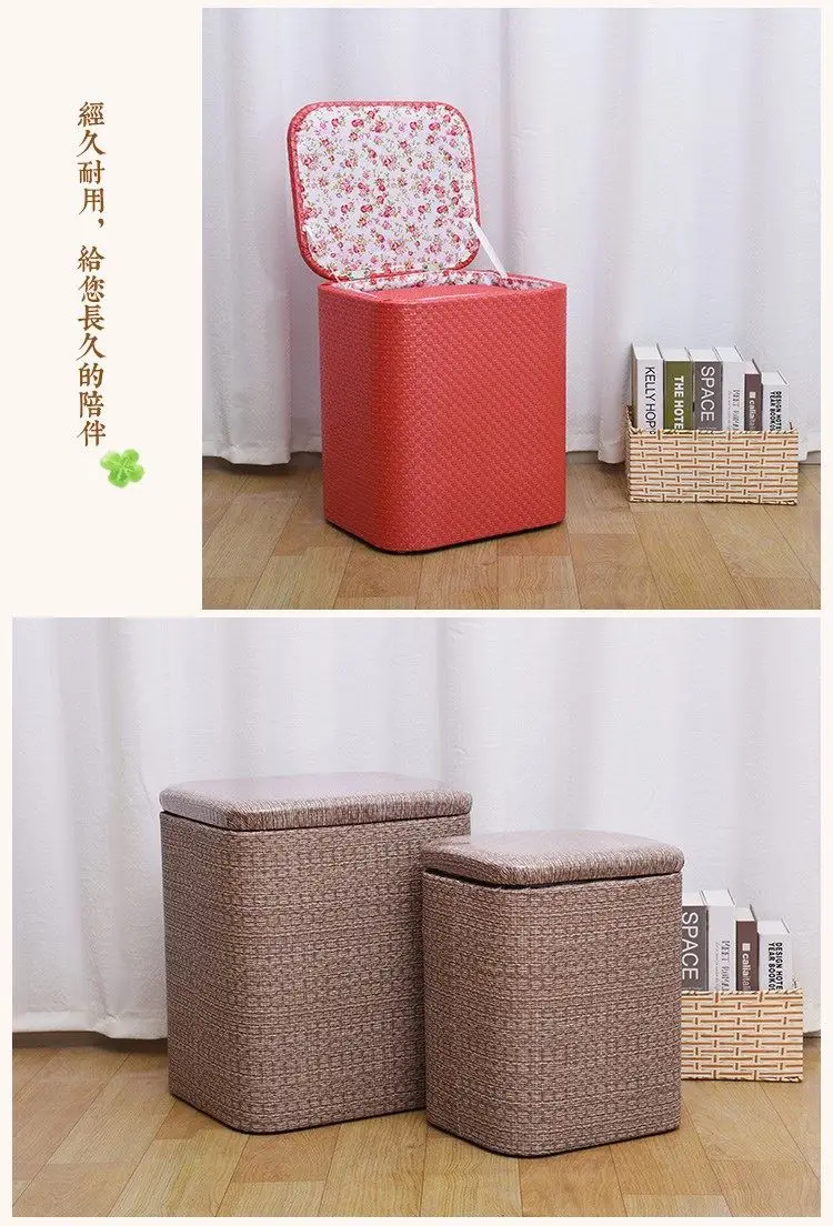 Многофункциональный табурет для хранения диван из массива дерева может сидеть