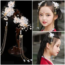 Милые шпильки для волос Hanfu девочек/детей в старинном стиле