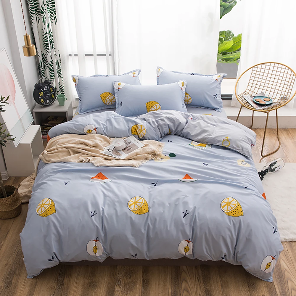 Thumbeding милый комплект постельного белья лягушка зеленый свежий модный мультфильм