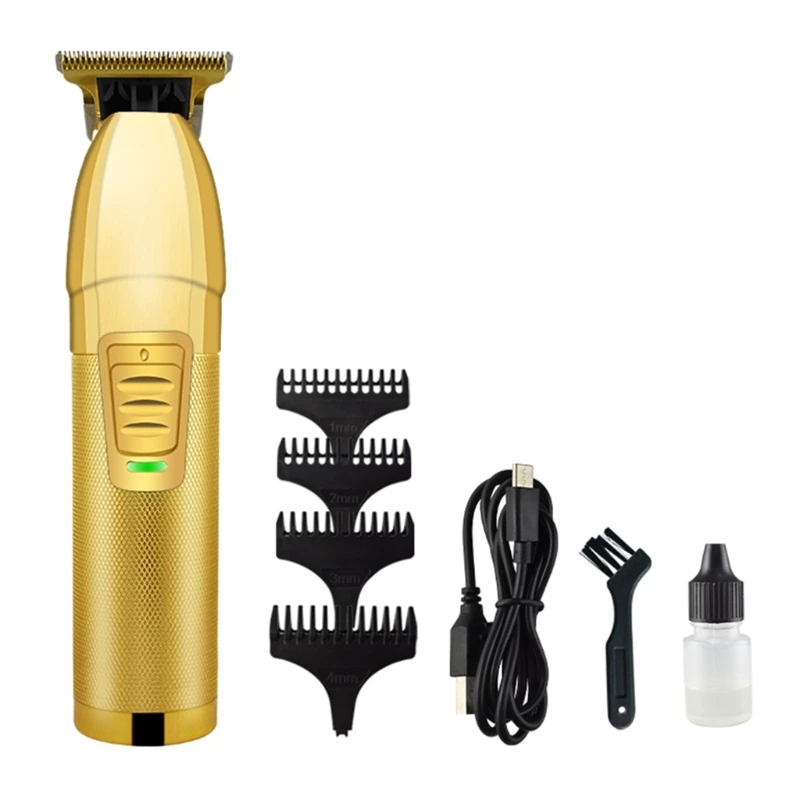 

Hair Clippers Professional Barber Shavers Machine Rechargeable Cordless T-blade Haircutting Tools for Men and Family Use