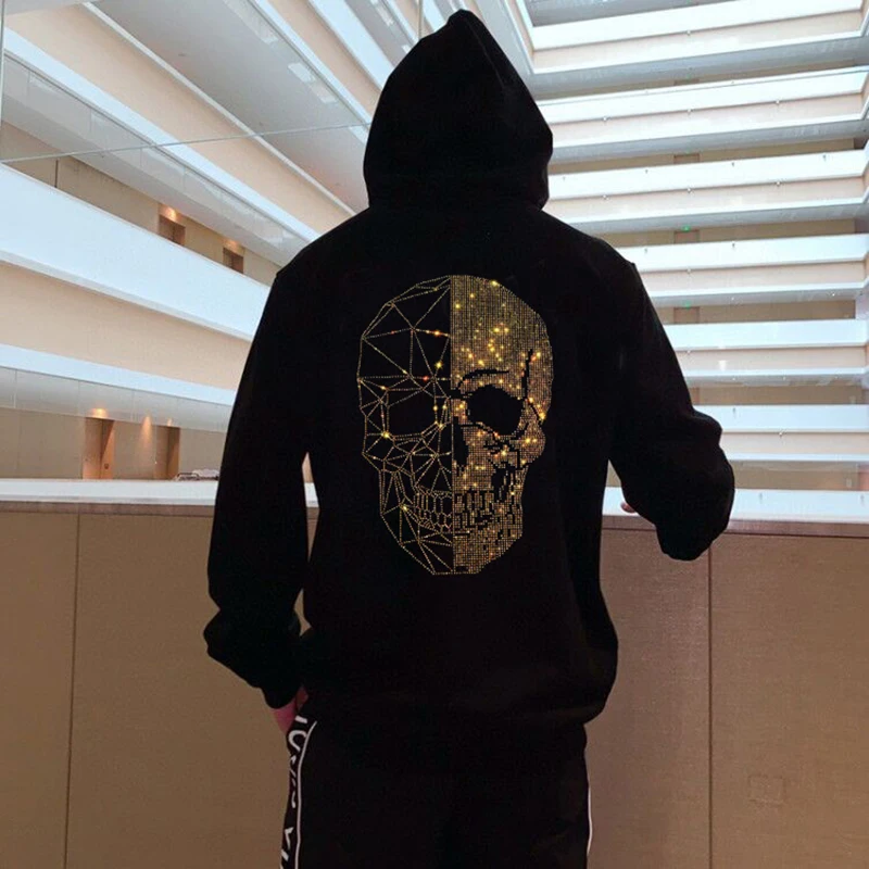 

Оригинальный дизайн 2021 мужская толстовка с изысканным черепом Лидер продаж Роскошный Универсальный Женский пуловер