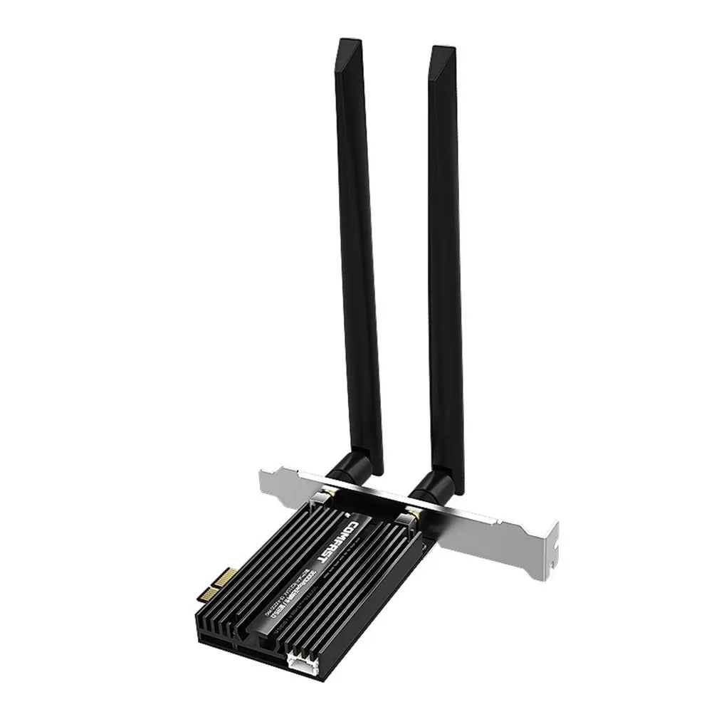 

2400mbps Dual Band Wireless Desktop PCIe AX200 Pro Card 802.11ax 2.4G/5Ghz Wireless 5.1 PCI-Express WiFi 6 E Adapter