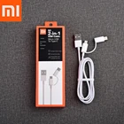 Кабель Xiaomi Micro USB Type-C 2 в 1, шнур для быстрой зарядки и передачи данных 100 см, USB C для Mi 8se 9 A3 lite 9T 5X 5S 6 6X Redmi 4X Note 5A 6A