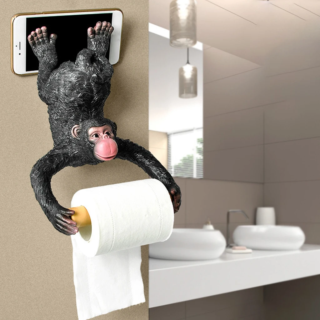 

Держатель бумаги Gibbon, органайзер для салфеток, кухонный стеллаж для салфеток для ванной комнаты, аксессуары