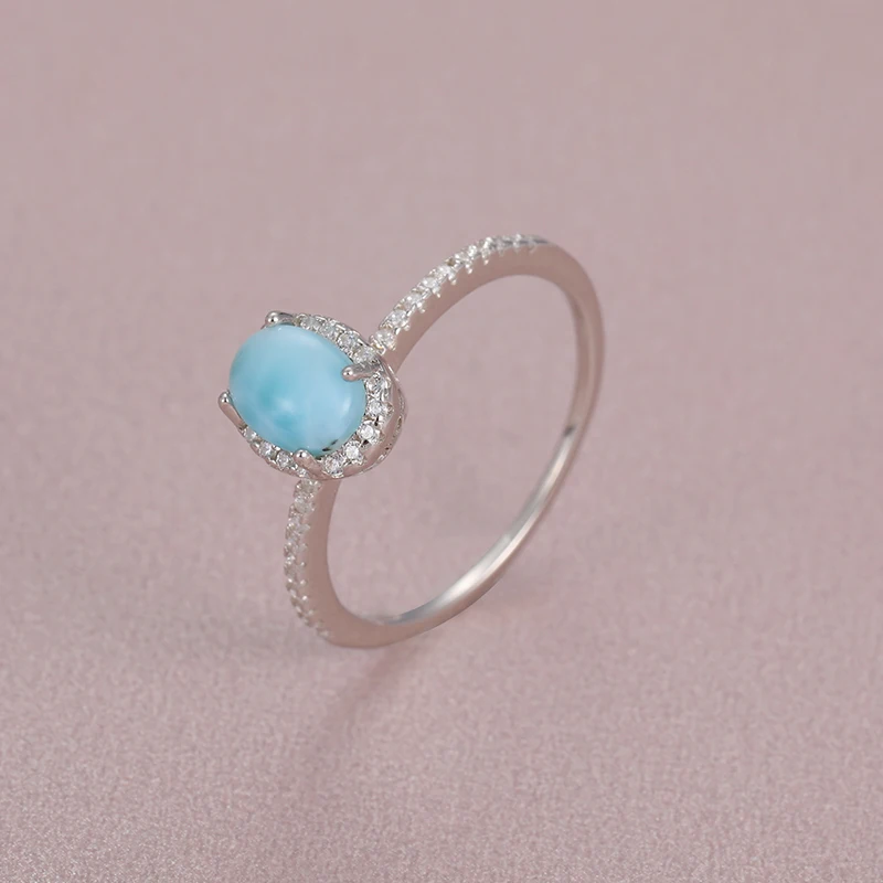 Женское кольцо из стерлингового серебра 925 пробы с натуральным камнем | Украшения