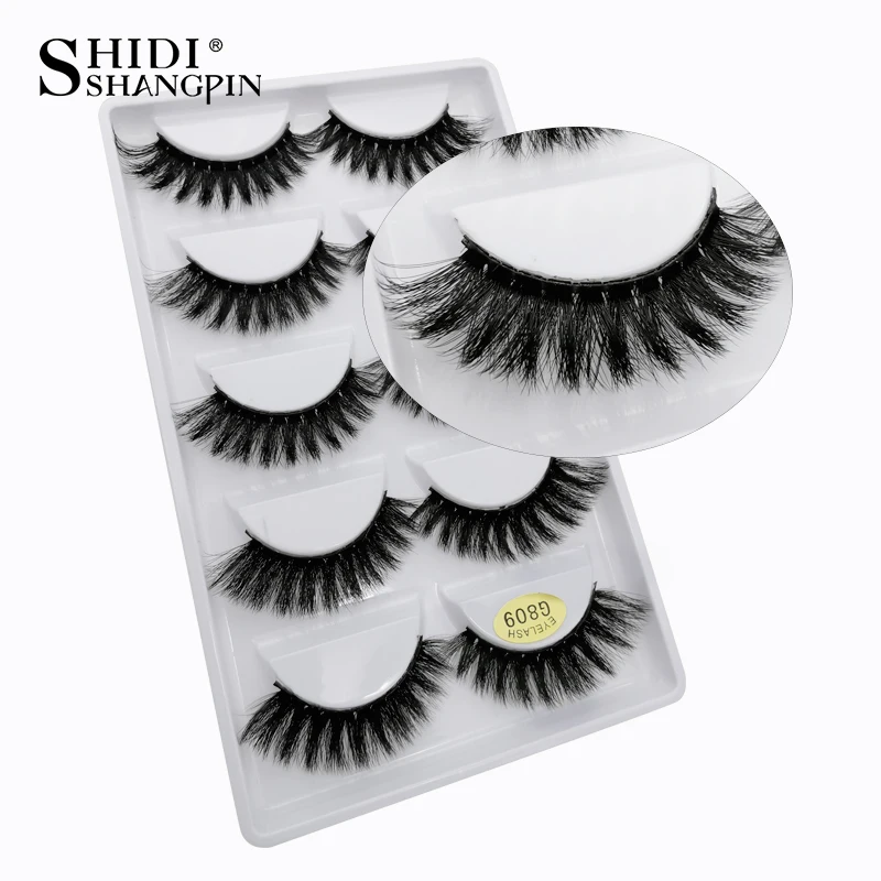 YSDO Lashes 1 коробка норковые ресницы натуральные длинные 3d норковые ресницы ручной работы накладные ресницы Пластиковые Хлопковые Стебли макияж, накладные ресницы G8