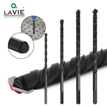6 8 10 12mm black lengthen Multi-functional Glass Drill Bit Triangle Bits Ceramic Tile Concrete Brick Metal Stainless Steel Wood