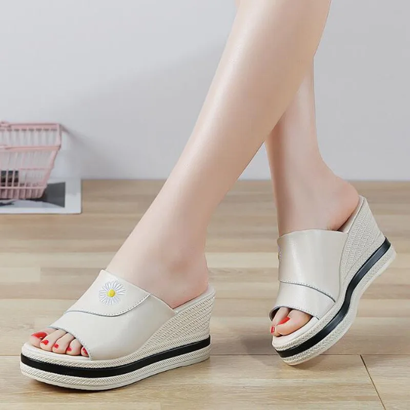 

Fashion 2021 New Summer Women's Sandals Peep-Toe Shoes Woman High-Heeled Platfroms Casual Wedges for Women High Heels Shoes