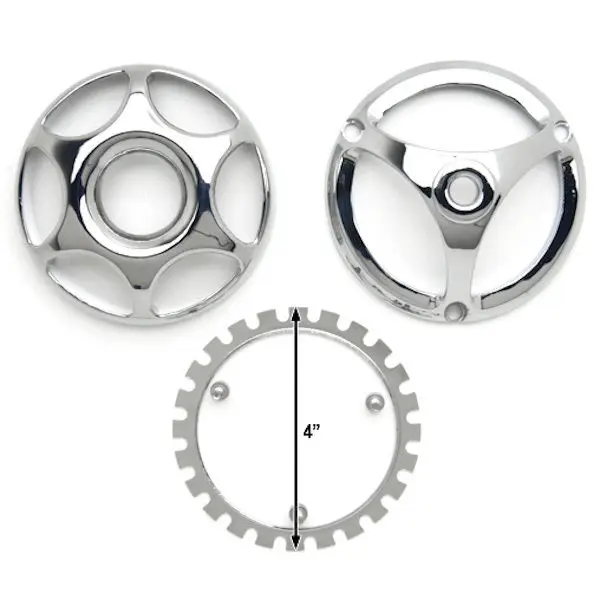 

Motorcycle For Kawasaki Vulcan 800 1995 1996 1997 1998 1999 2000 2001 2002 2003 2004 2005 2006 Round Horn Cover Chrome