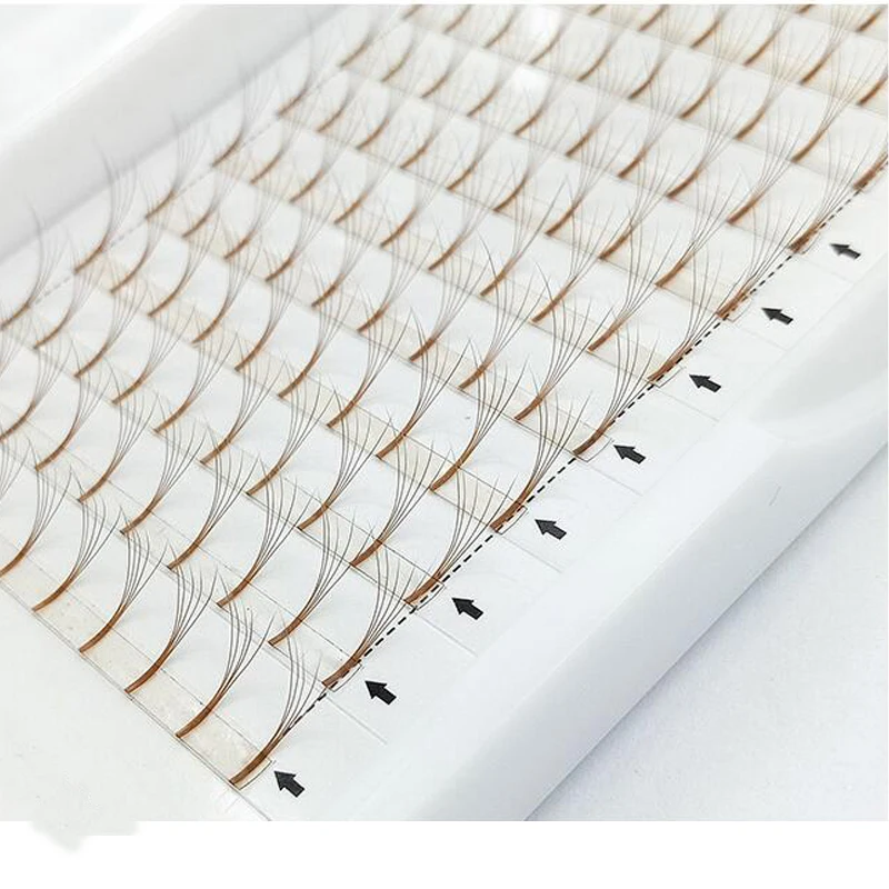 Ресницы длинные ручной работы 5D для наращивания накладные с длинным стержнем