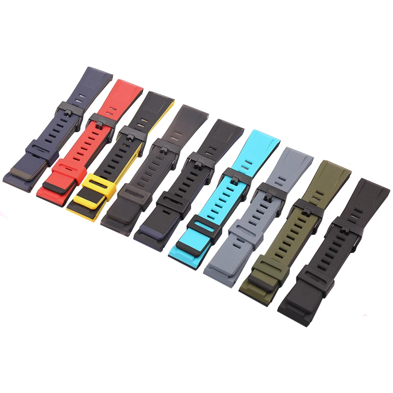 Watch accessories 24mm resin strap for Casio GA2000 PRG-600 PRW-6600 PRG-650