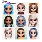 Алмазная картина с мультяшной девушкой Ever Instant, полноразмерная картина из смолы, украшение для стен, ручная работа, подарок, рисунок искусственными камнями, ASF2221