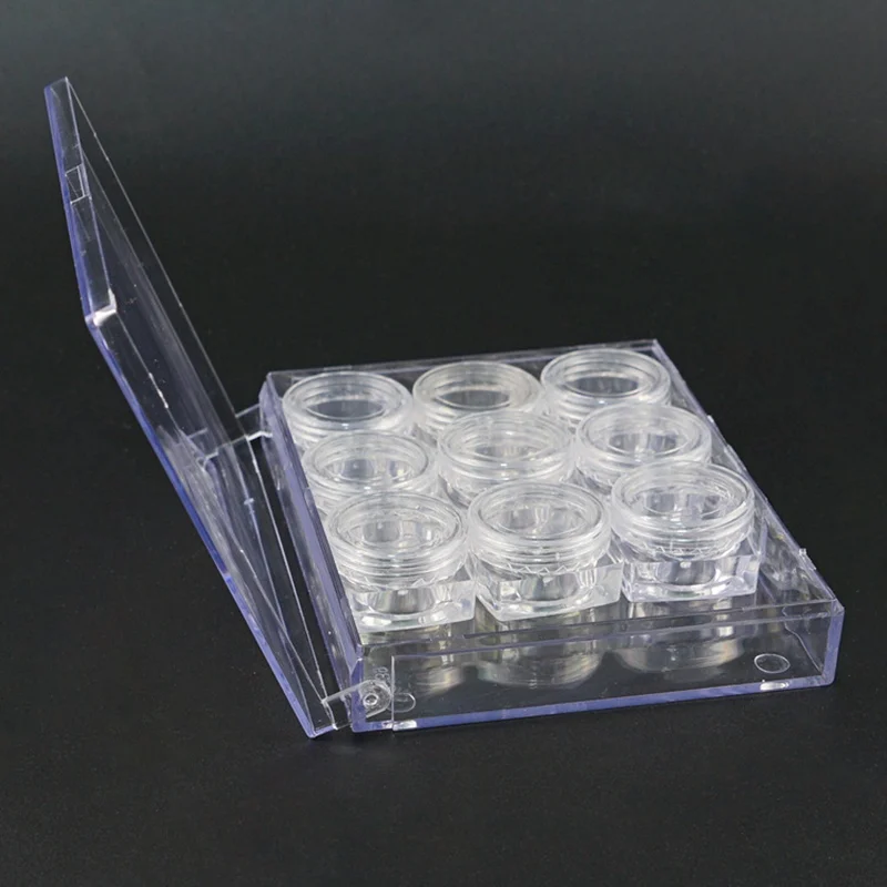 12 шт./кор. Портативный пластиковый контейнер для хранения на круглые бутылки с