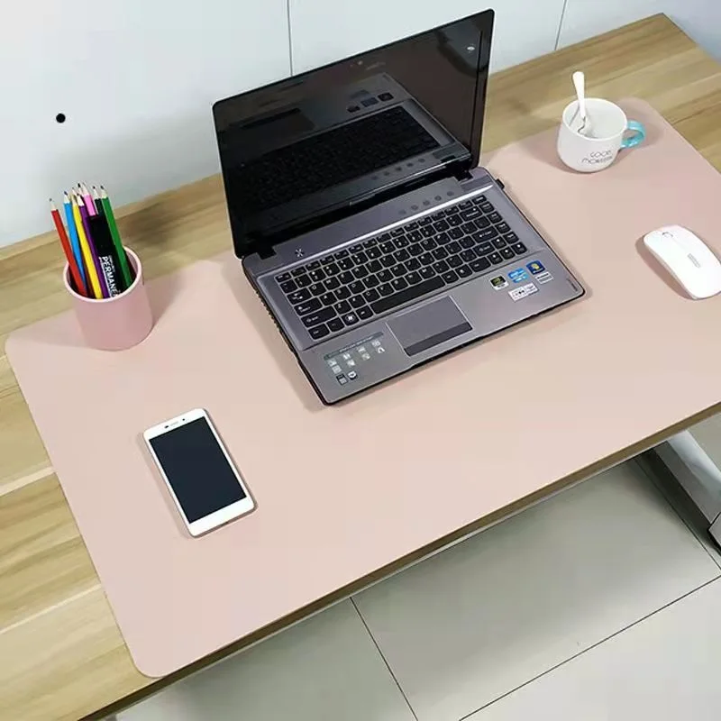 

Large mouse pad double-sided portable gamer waterproof PU leather suede table mat computer mouse pad keyboard table cover