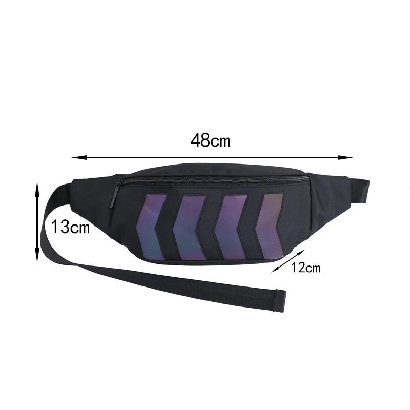 Поясная Сумка унисекс фосфоресцирующая сумочка в стиле хип-хоп модная женская