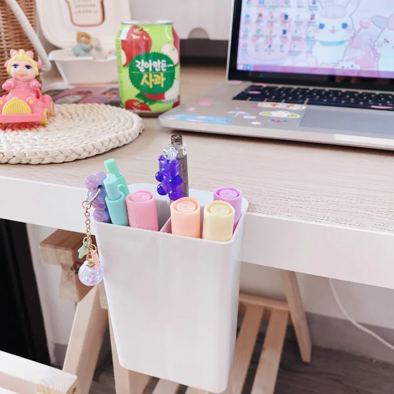 Настольный пластиковый держатель для ручек подставка карандашей настольный