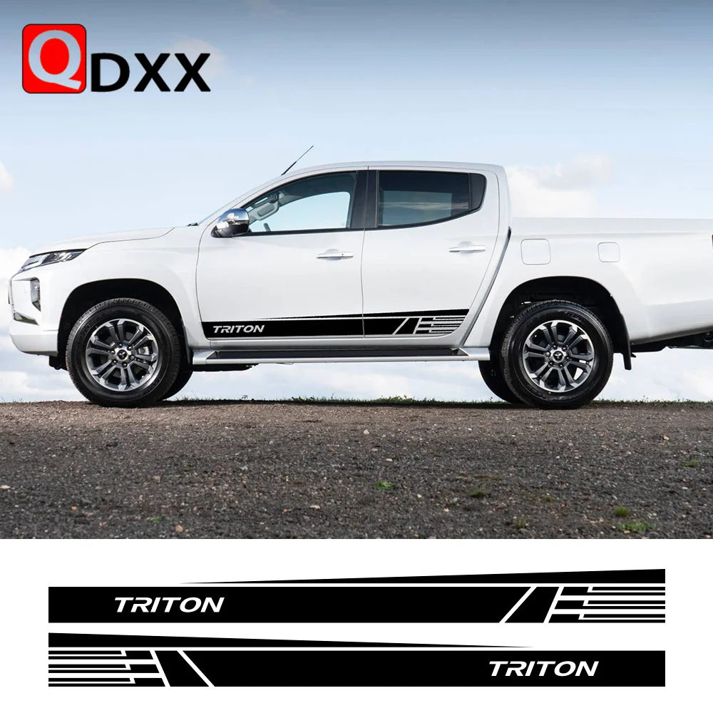 Виниловые наклейки на дверь пикапа Mitsubishi L200 Triton | Автомобили и мотоциклы
